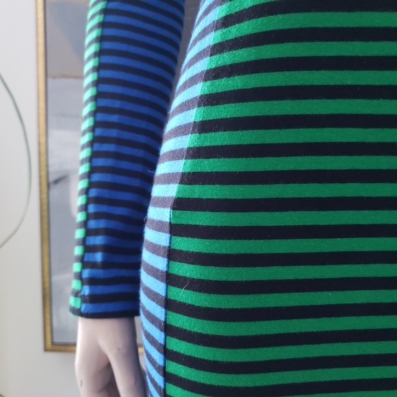 Betsey Johnson | Striped Mini Dress with Snaps - Picture 6 of 10